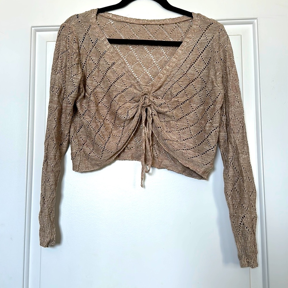 Crop sweater